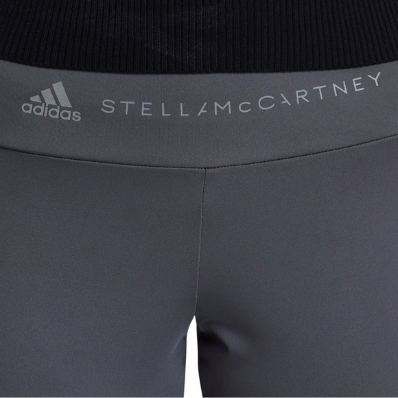 ADIDAS x STELLA MCCARTNEY Essential Running Tights in Grey - Picture 8 of 12